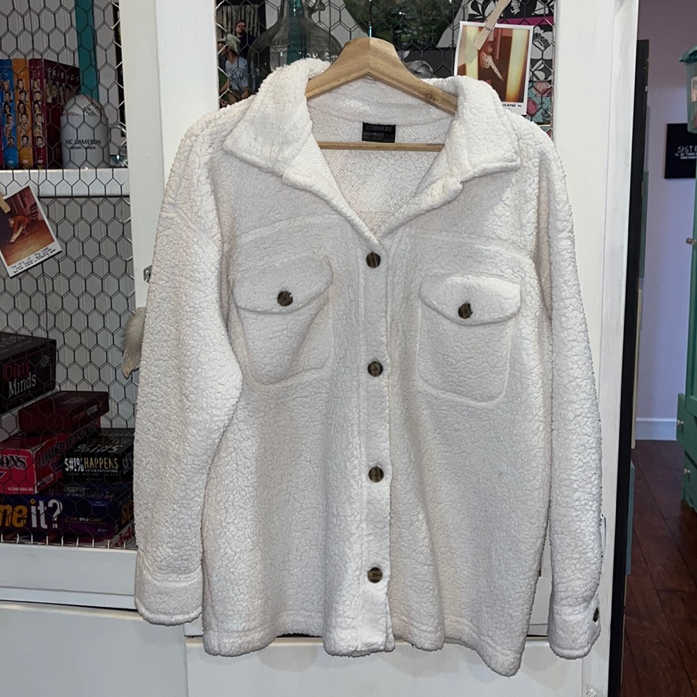 32 Degrees Sherpa Button-up
